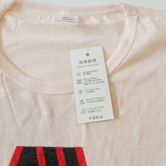 Jian Ye Short Sleeve A Logo Tee Shirt NWT - Picture 5 of 7